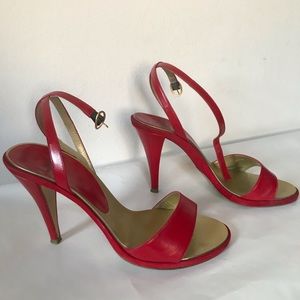 Charles Jourdan Paris ankle strap sandals